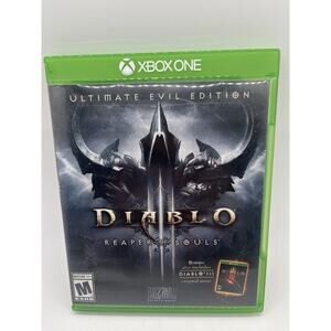Xbox 360 - Diablo 3 Reaper of Souls Ultimate Evil Edition - Complete With Insert
